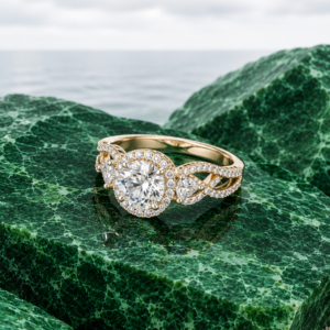 Gold Ring with Diamonds