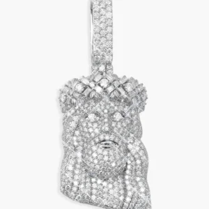 Moissanite Jesus Pendent