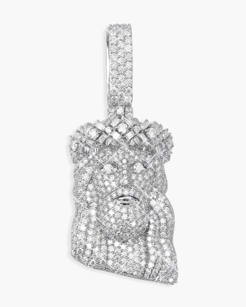 Moissanite Jesus Pendent