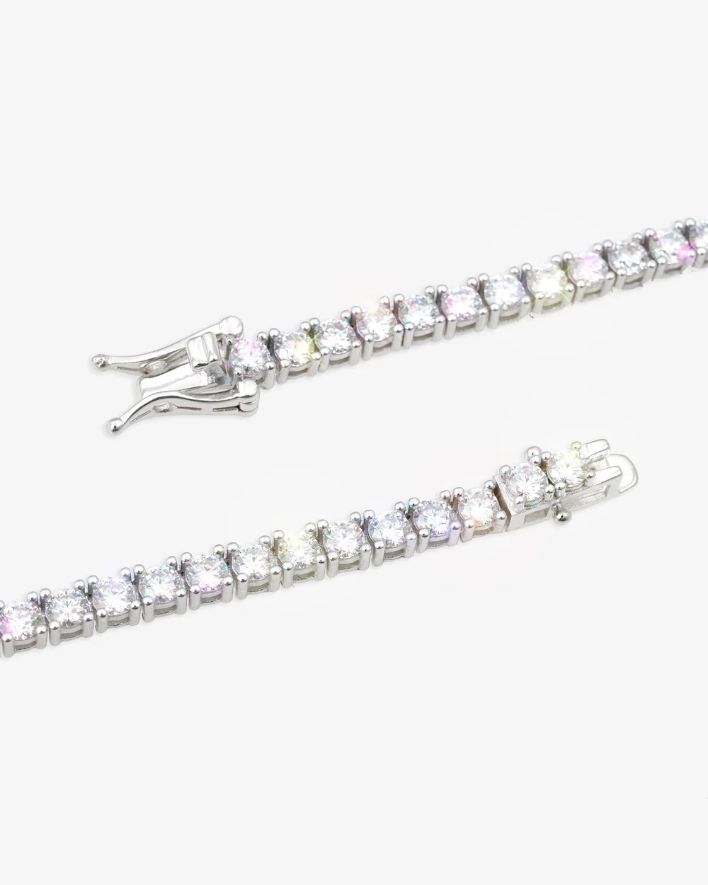 Silver Moissanite Tennis Chain - Image 2