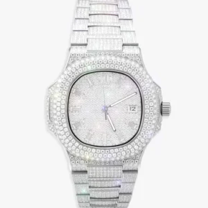 Circle Face Moissanite Watch