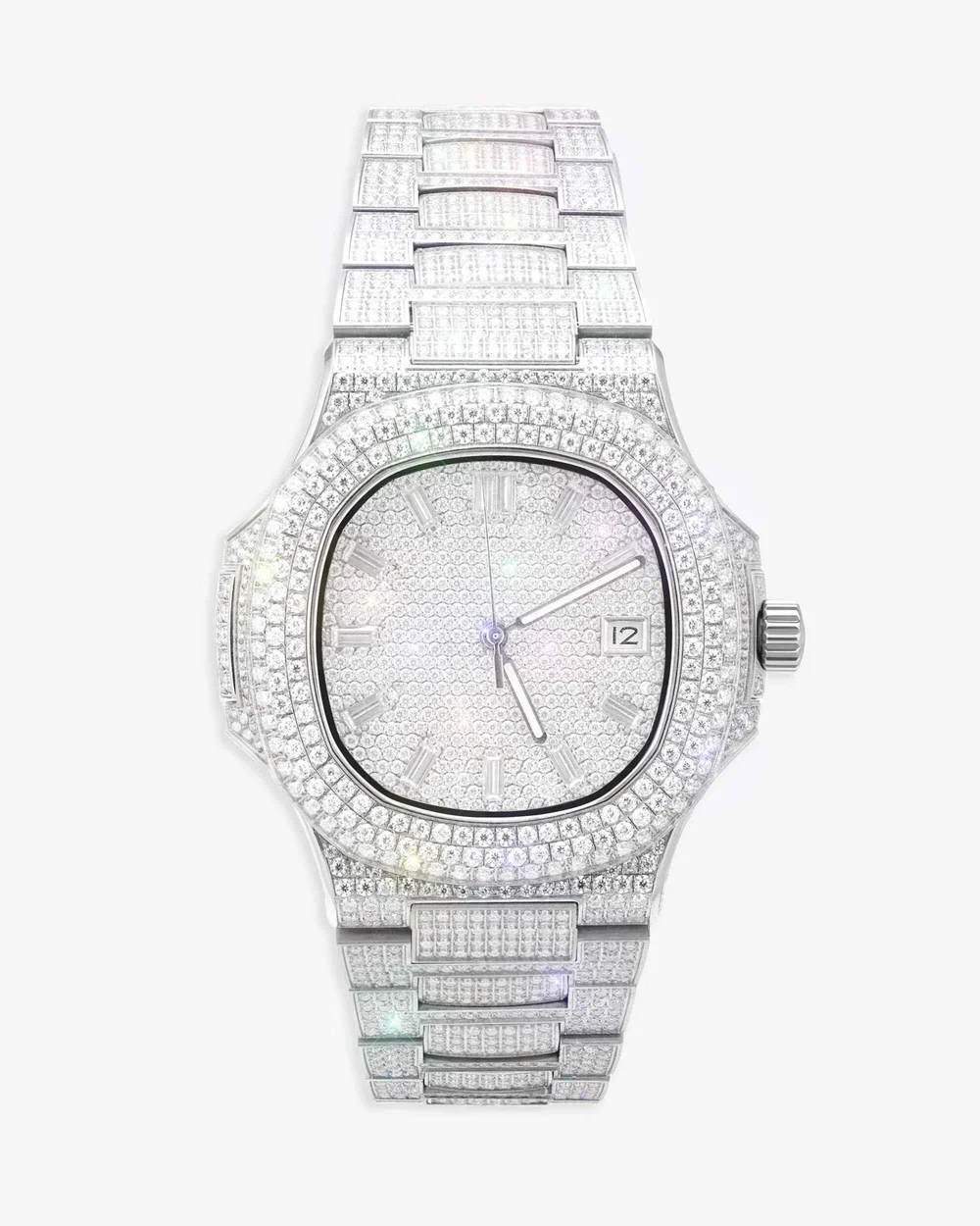 Circle Face Moissanite Watch