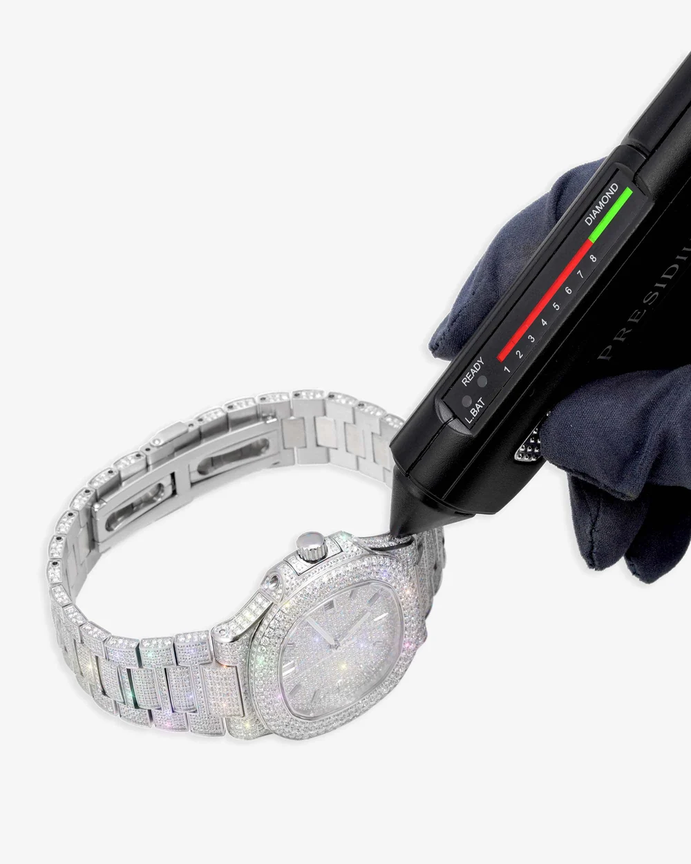 Circle Face Moissanite Watch - Image 5