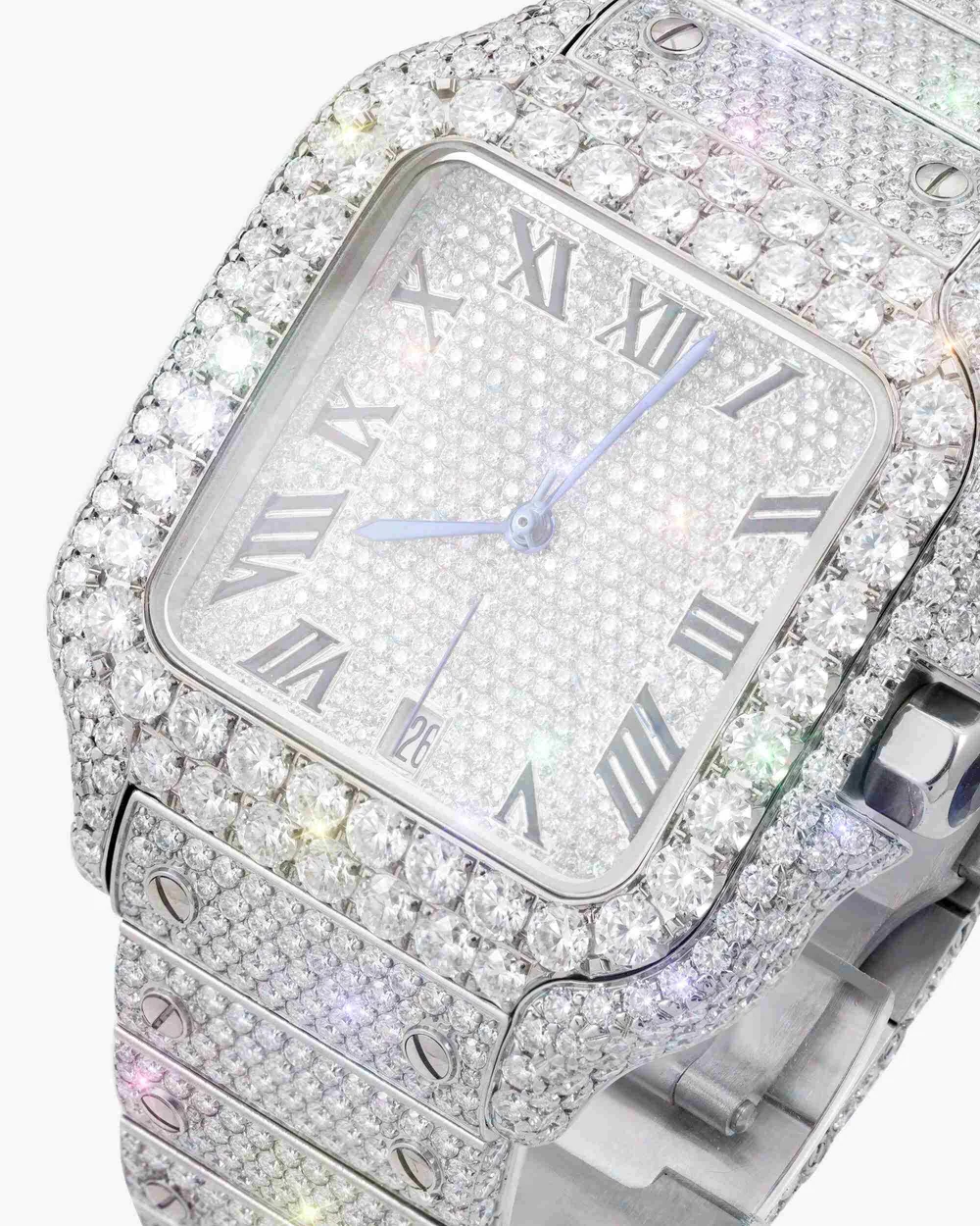 Men's VVS Moissanite Watch | 42MM - Image 3