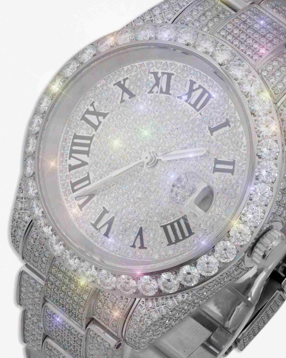 Moissanite Presidential Watch | 41MM - Image 4