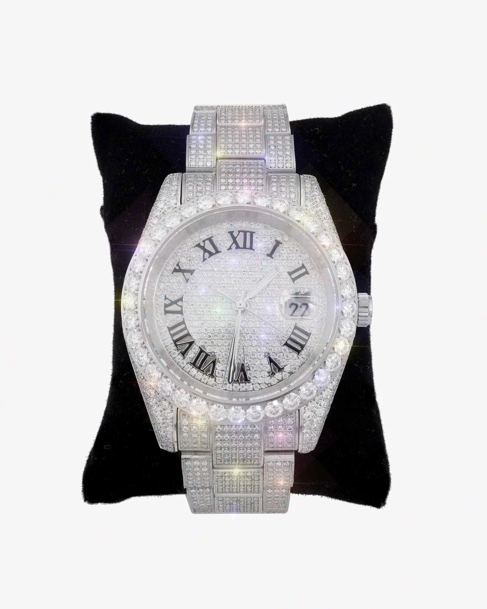 Moissanite Presidential Watch | 41MM - Image 3