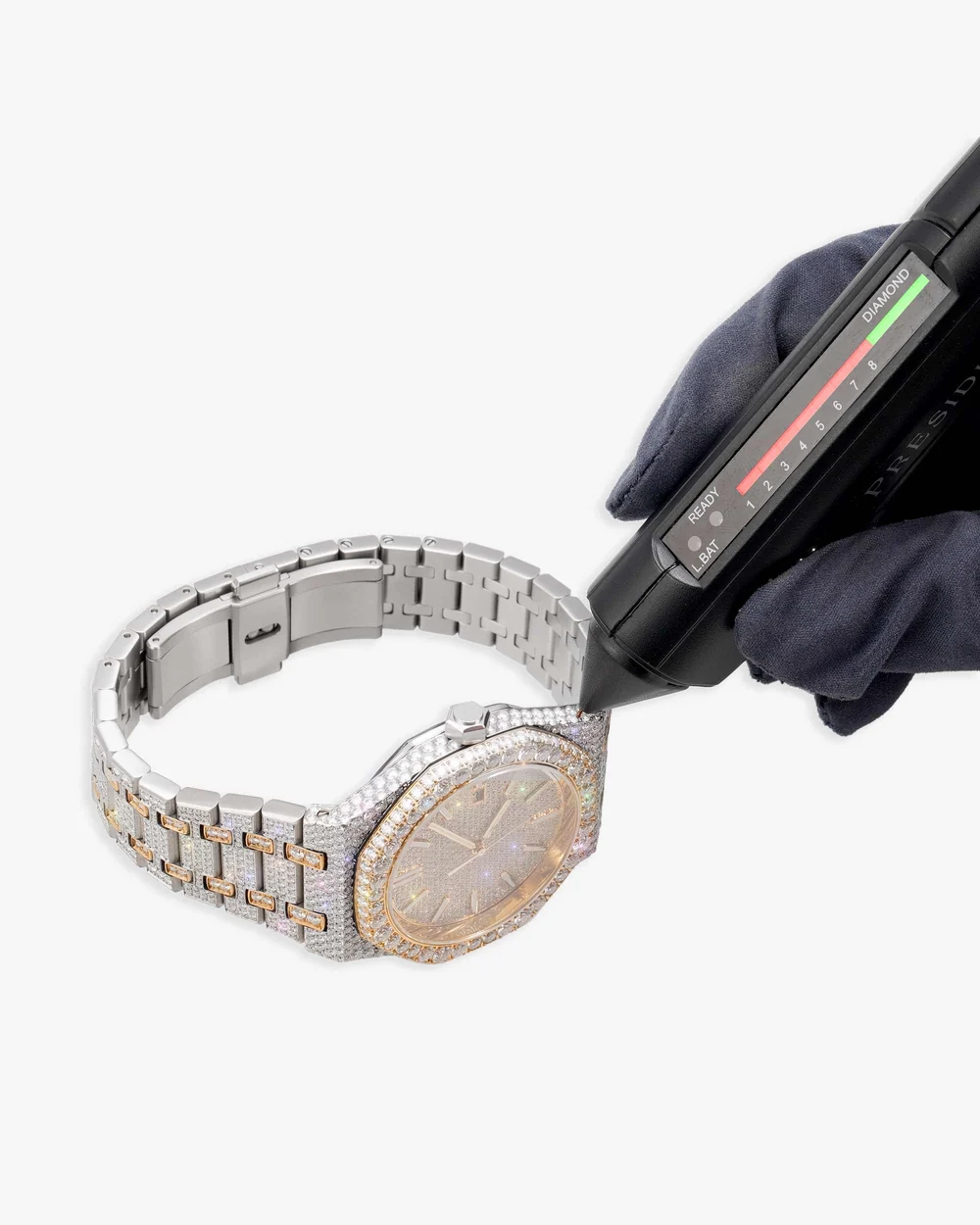 44MM Bust Down Moissanite Watch - Image 5
