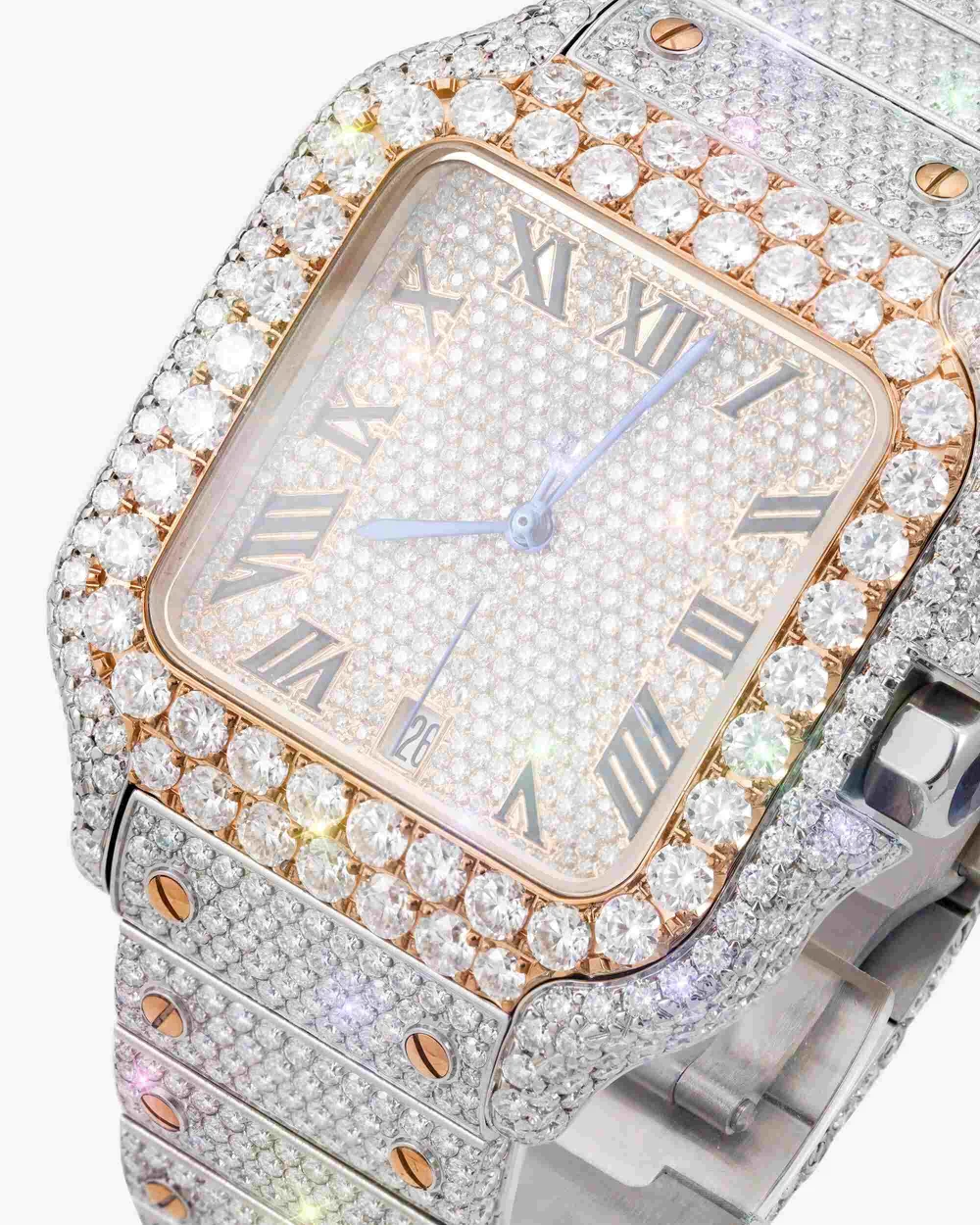 Men's VVS Moissanite Watch | 42MM - Image 4